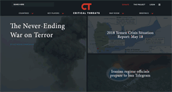 Desktop Screenshot of criticalthreats.org